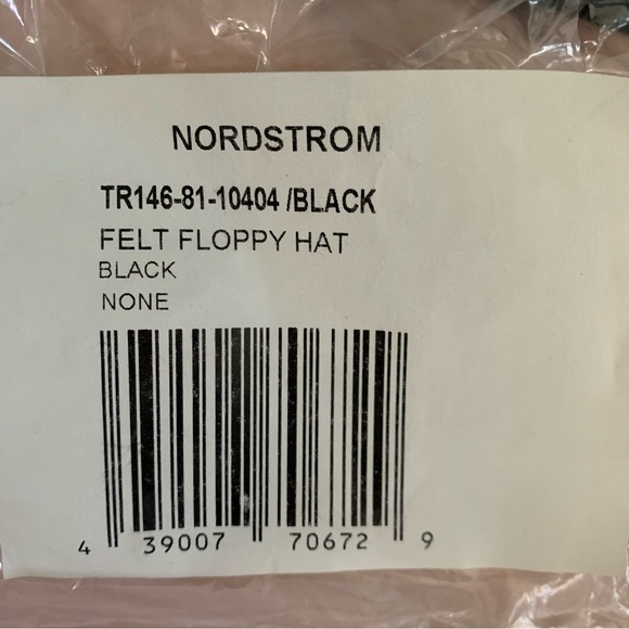 NEW with Tags Leith Floppy Black Felt Hat - Picture 6 of 9